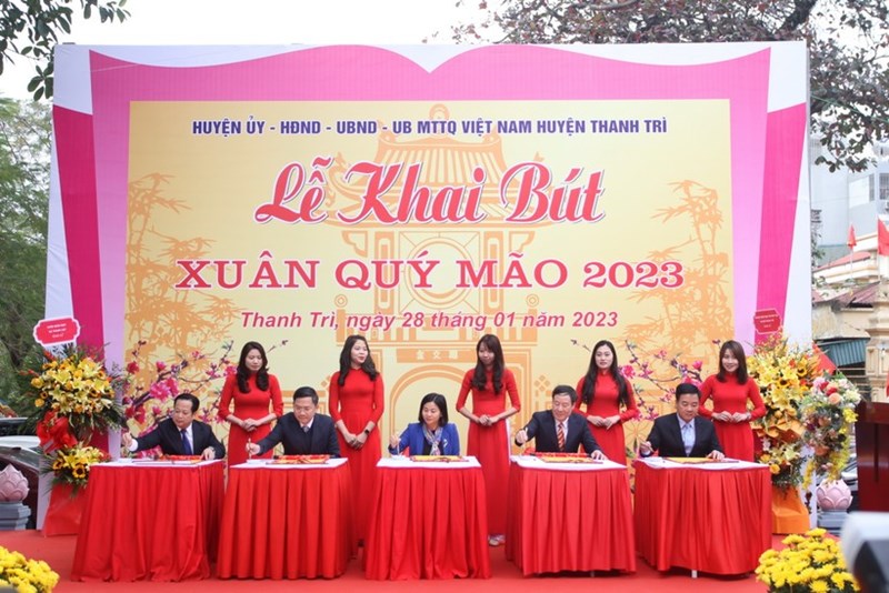 Hà Nội tổ chức lễ khai bút đầu xuân Quý Mão 2023